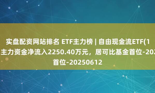 实盘配资网站排名 ETF主力榜 | 自由现金流ETF(159201)主力资金净流入2250.40万元，居可比基金首位-20250612